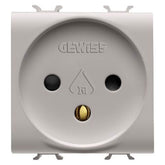 Korus-Israeli power outlet 2 module, matte/satin beige color
